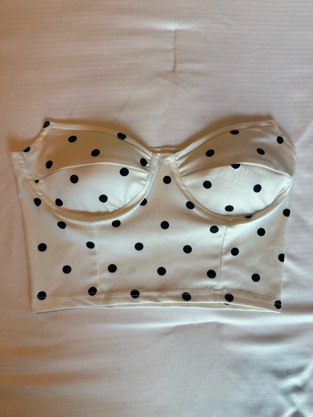 Polka Dot Crop Top